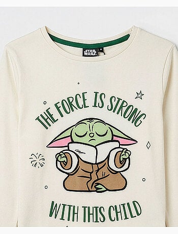 STAR WARS MANDALORIAN Pigiama a maniche lunghe Grogu carino per ragazze