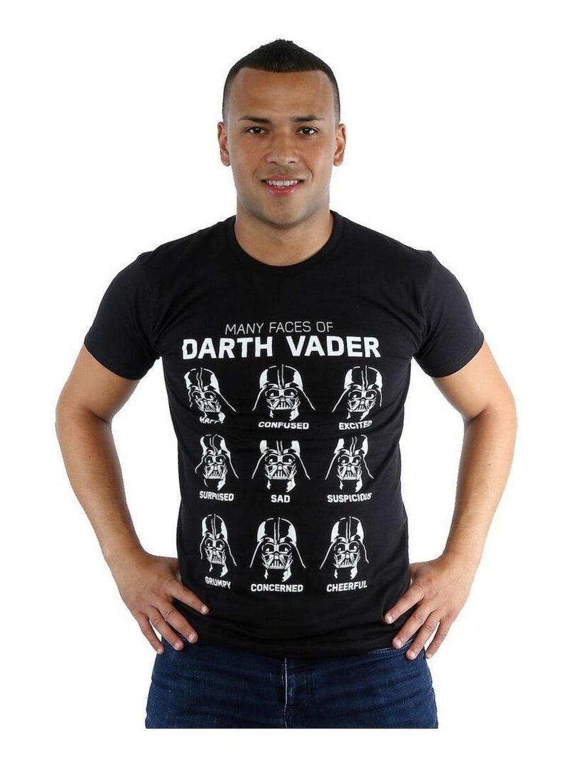 Star Wars Many Faces Of Darth Vader Maglietta Uomo Nero - Kiabi