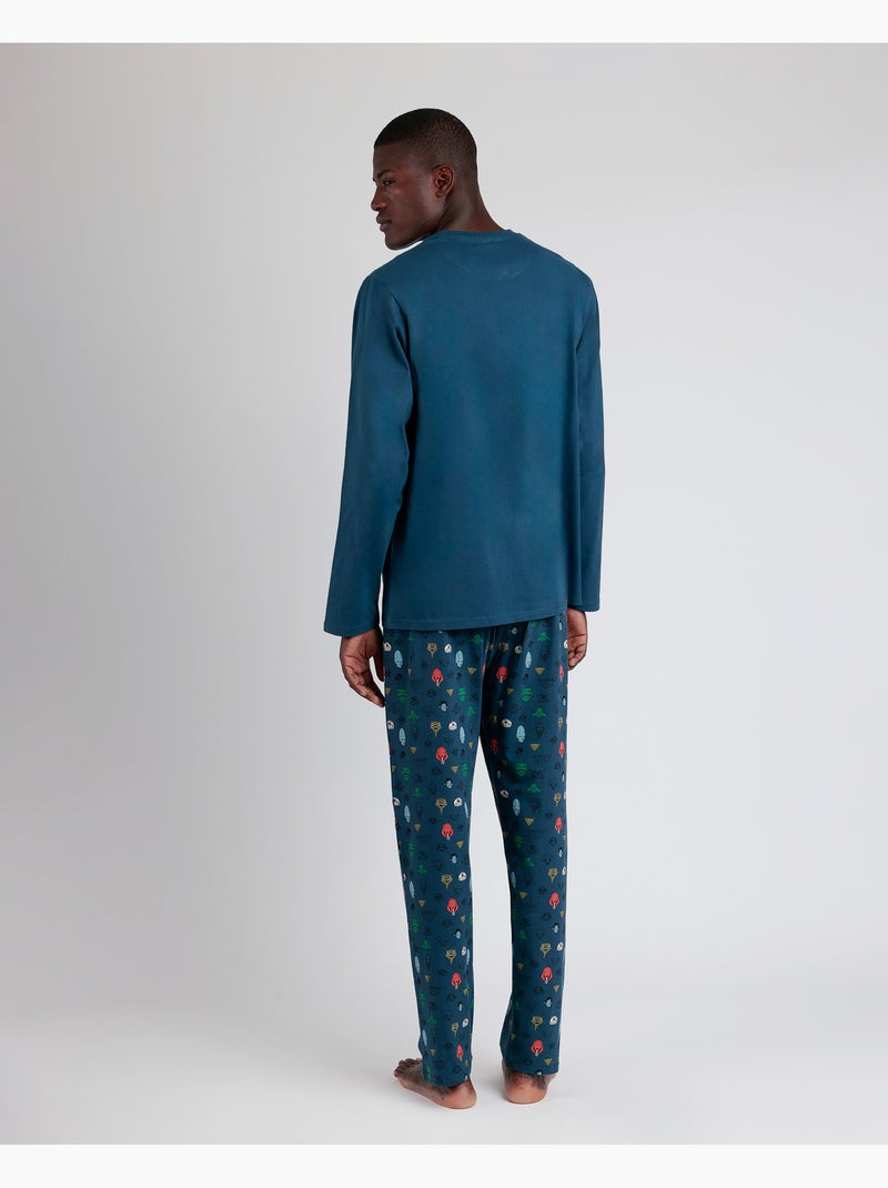 STAR WARS Pigiama a maniche lunghe da uomo Alien Species Blu denim - Kiabi