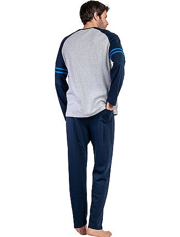 STAR WARS Pigiama sportivo blu a maniche lunghe da uomo