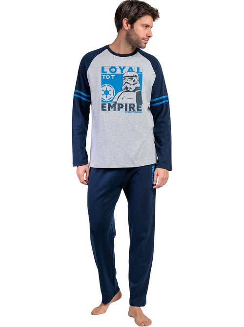 STAR WARS Pigiama sportivo blu a maniche lunghe da uomo - Kiabi STAR WARS Pigiama sportivo blu a maniche lunghe da uomo - Kiabi