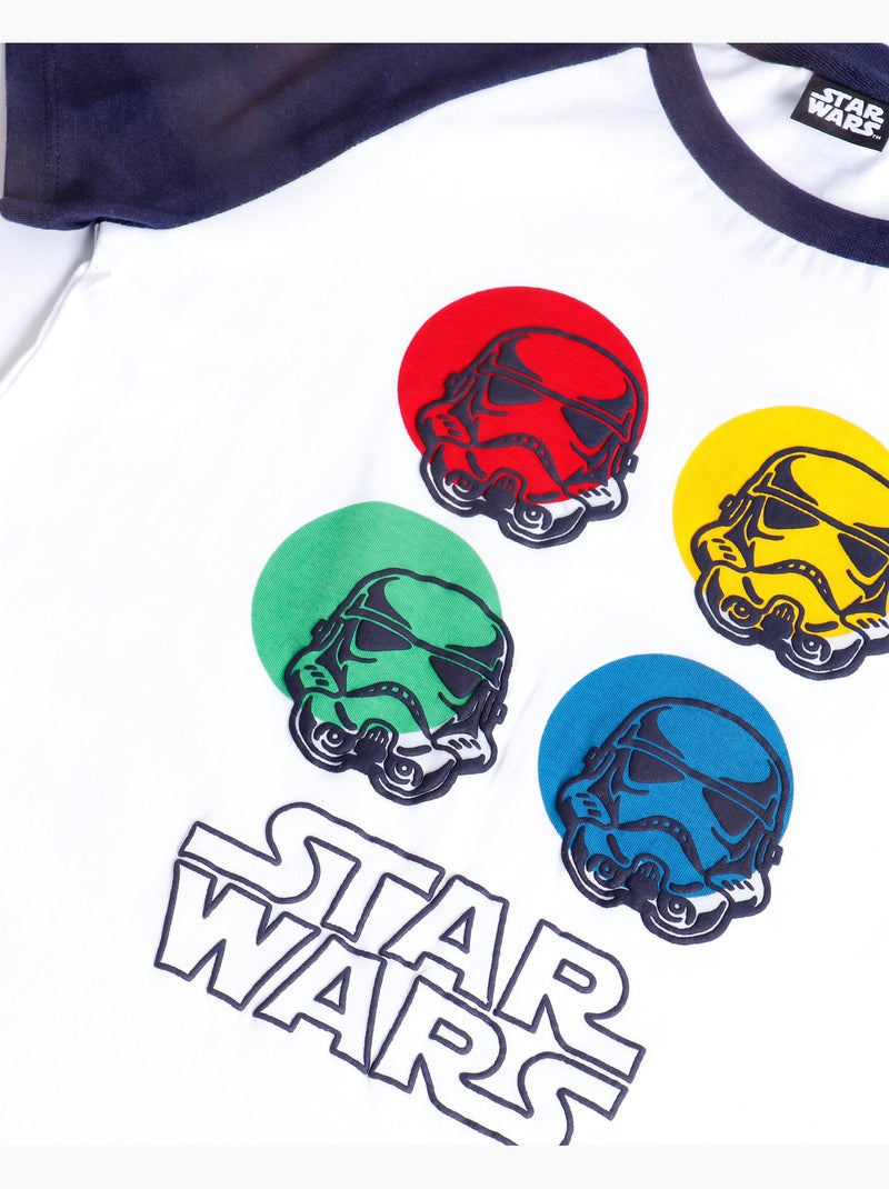 STAR WARS The Dark Strike Pigiama a maniche corte per ragazzi Blu marino - Kiabi