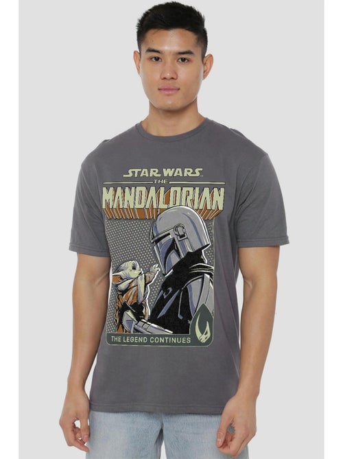 Star Wars: The Mandalorian Legend Continues Maglietta Grogu Uomo - Kiabi Star Wars: The Mandalorian Legend Continues Maglietta Grogu Uomo - Kiabi