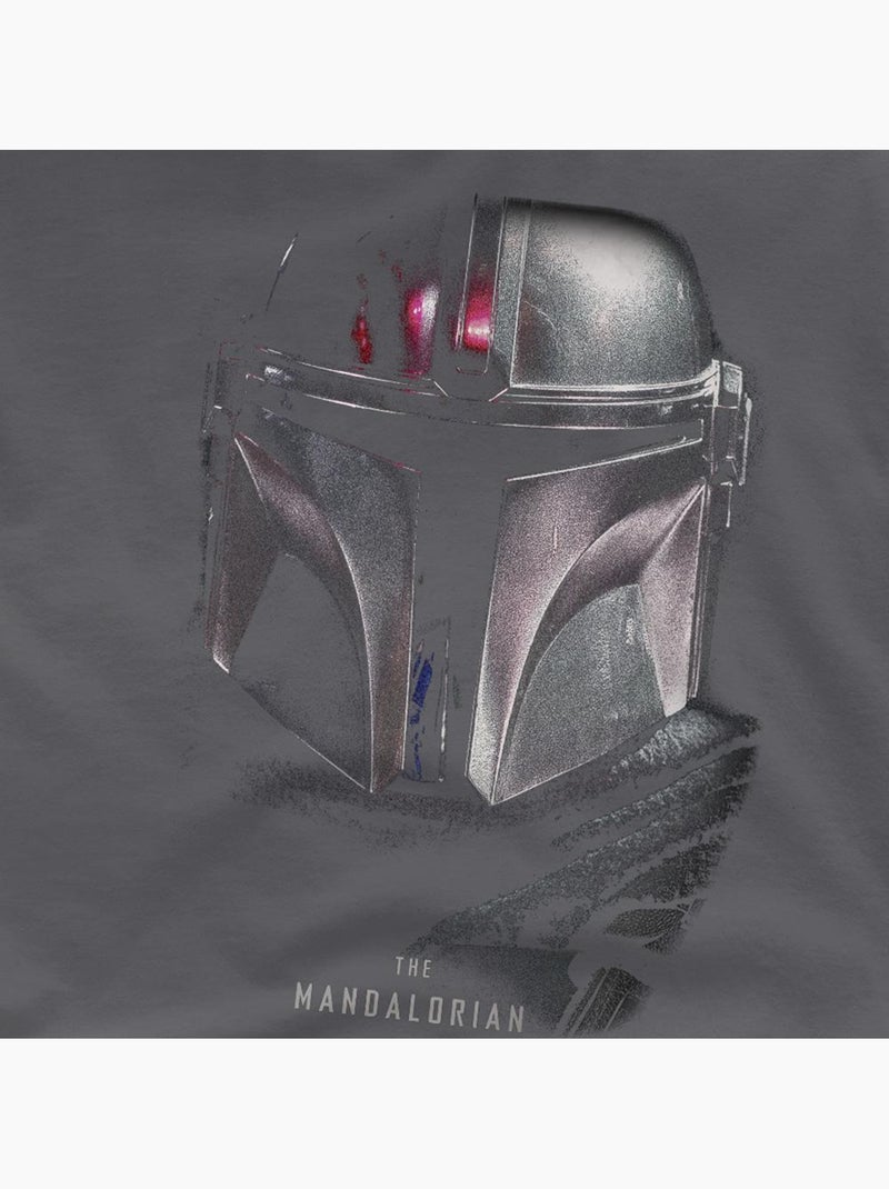 Star Wars The Mandalorian Maglietta Ombra Adulto Unisex Grigio nero - Kiabi