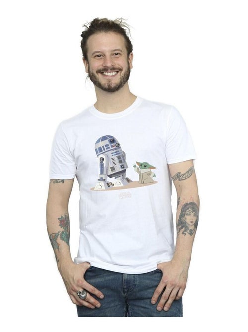 Star Wars The Mandalorian Maglietta R2-D2 e Grogu Uomo - Kiabi Star Wars The Mandalorian Maglietta R2-D2 e Grogu Uomo - Kiabi