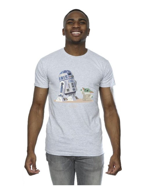 Star Wars The Mandalorian Maglietta R2-D2 e Grogu Uomo - Kiabi Star Wars The Mandalorian Maglietta R2-D2 e Grogu Uomo - Kiabi