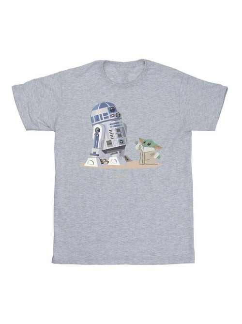Star Wars The Mandalorian Maglietta R2-D2 e Grogu Uomo - Kiabi Star Wars The Mandalorian Maglietta R2-D2 e Grogu Uomo - Kiabi
