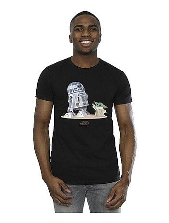 Star Wars The Mandalorian Maglietta R2-D2 e Grogu Uomo