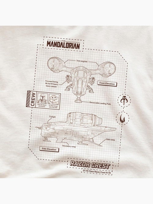 Star Wars: The Mandalorian Razor Crest Maglietta Planimetria Uomo - Kiabi Star Wars: The Mandalorian Razor Crest Maglietta Planimetria Uomo - Kiabi