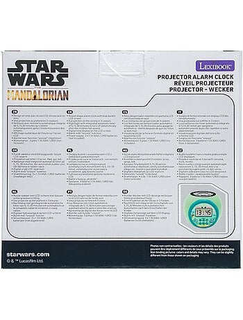 Stars Wars Projector Sveglia con Timer