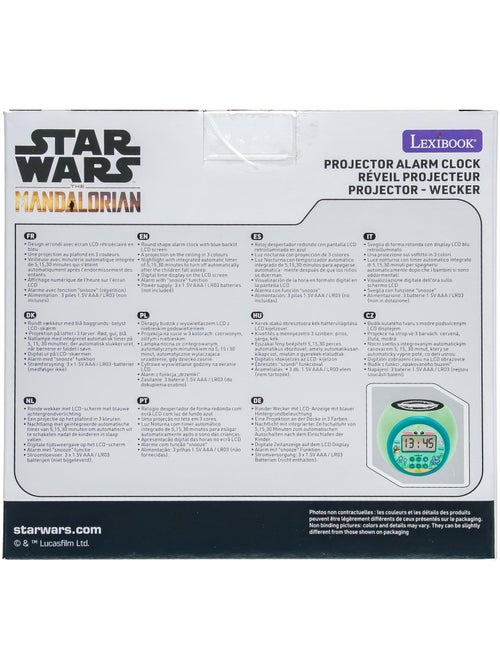 Stars Wars Projector Sveglia con Timer - Kiabi