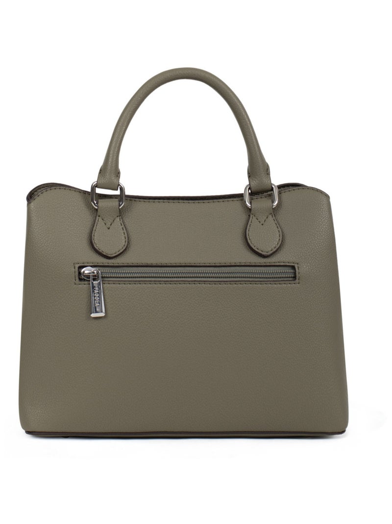 STELLA - Borsa a mano con 2 manici Cachi - Kiabi