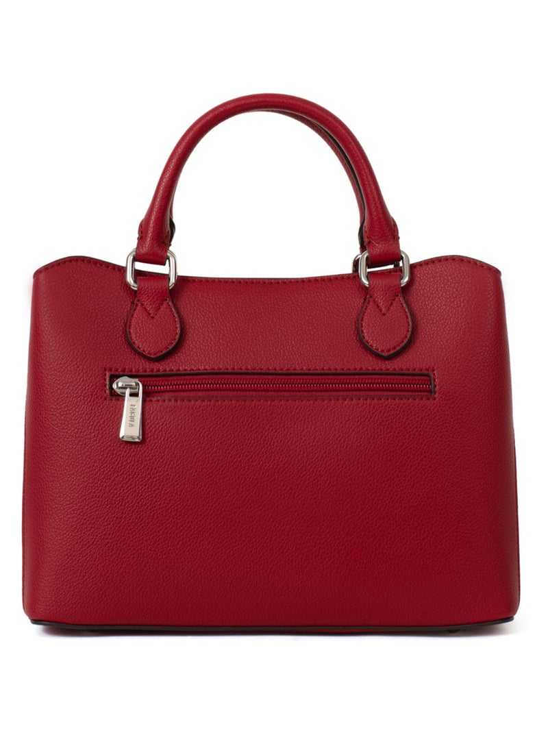 STELLA - Borsa a mano con 2 manici Rosso carminio - Kiabi