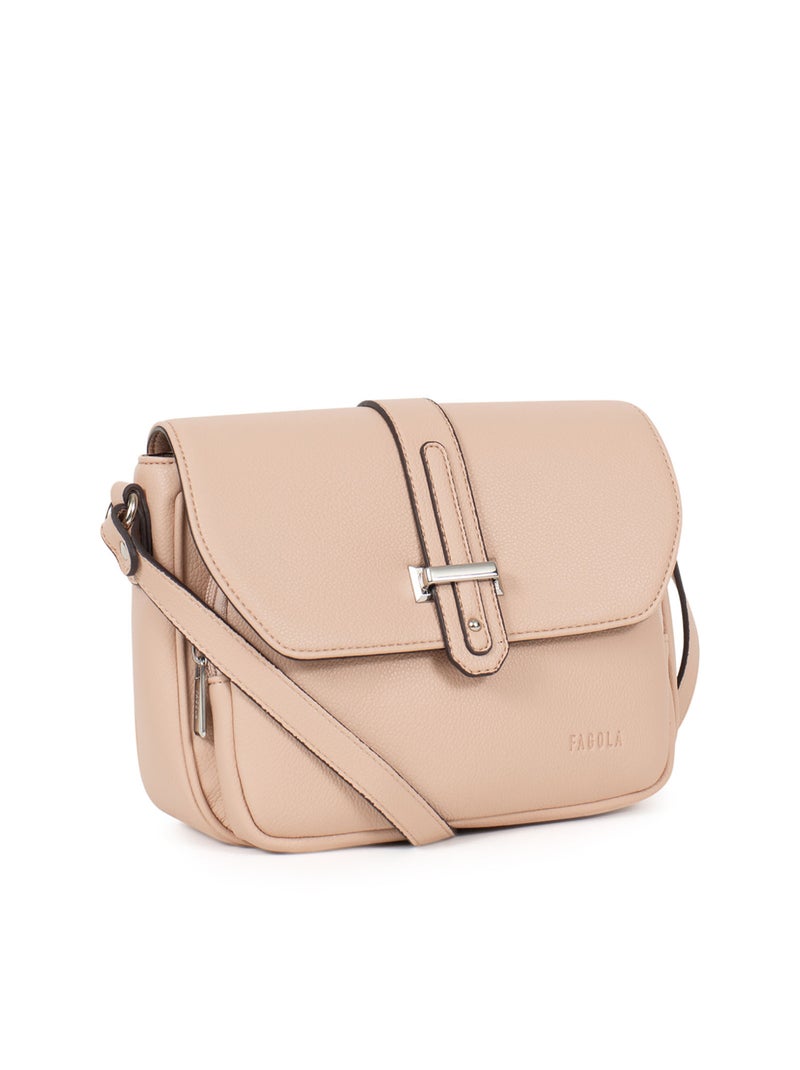 STELLA - Borsa a tracolla Nude - Kiabi