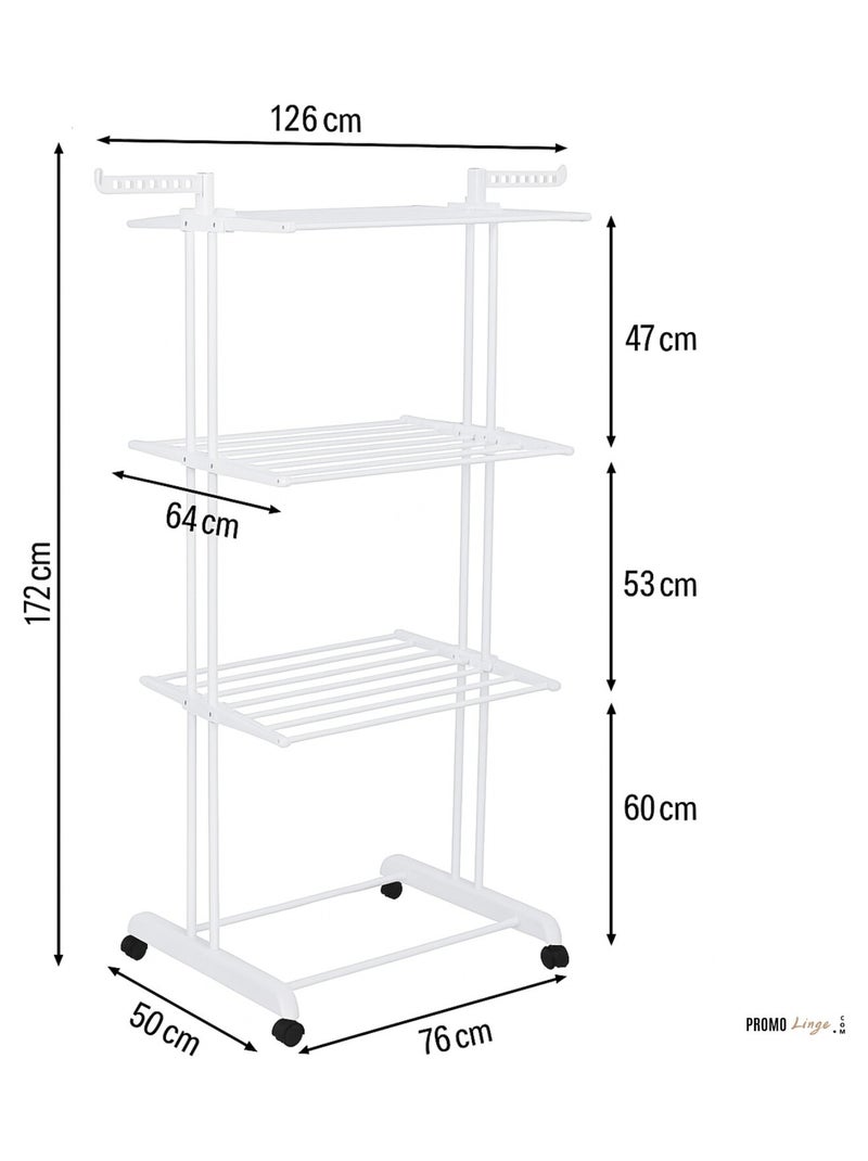 Stendibiancheria in Plastique PROMO LINGE Bianco - Kiabi