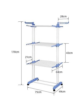 Stendibiancheria in Plastique PROMO LINGE