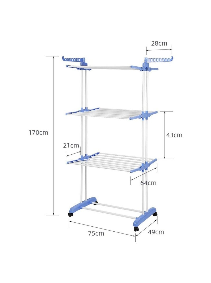 Stendibiancheria in Plastique PROMO LINGE Blu - Kiabi