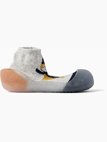 Steppies calzini-pantofola con stampa supereroe