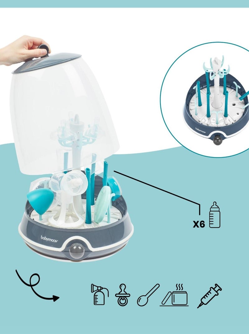 Sterilizzatore per biberon 2 in 1 «Turbo Steam Plus» di Babymoov Blu - Kiabi