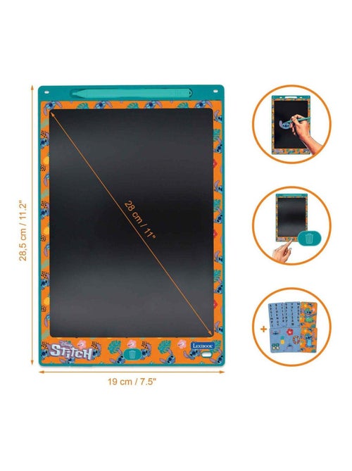 Stitch 11'' tavoletta Eink multicolore per imparare a disegnare con gli stencil - Kiabi