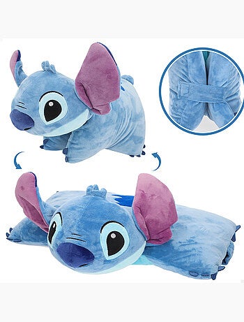 Stitch cuscino 2 in 1, morbido e vellutato, in peluche
