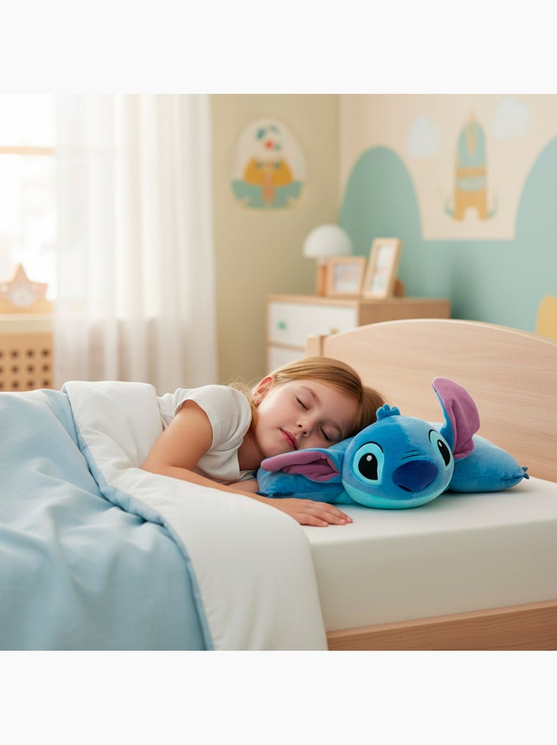 Stitch cuscino 2 in 1, morbido e vellutato, in peluche Blu - Kiabi