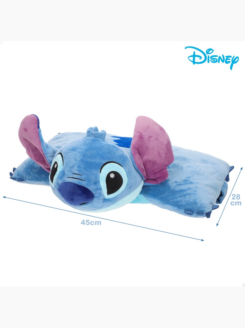 Stitch cuscino 2 in 1, morbido e vellutato, in peluche Blu - Kiabi