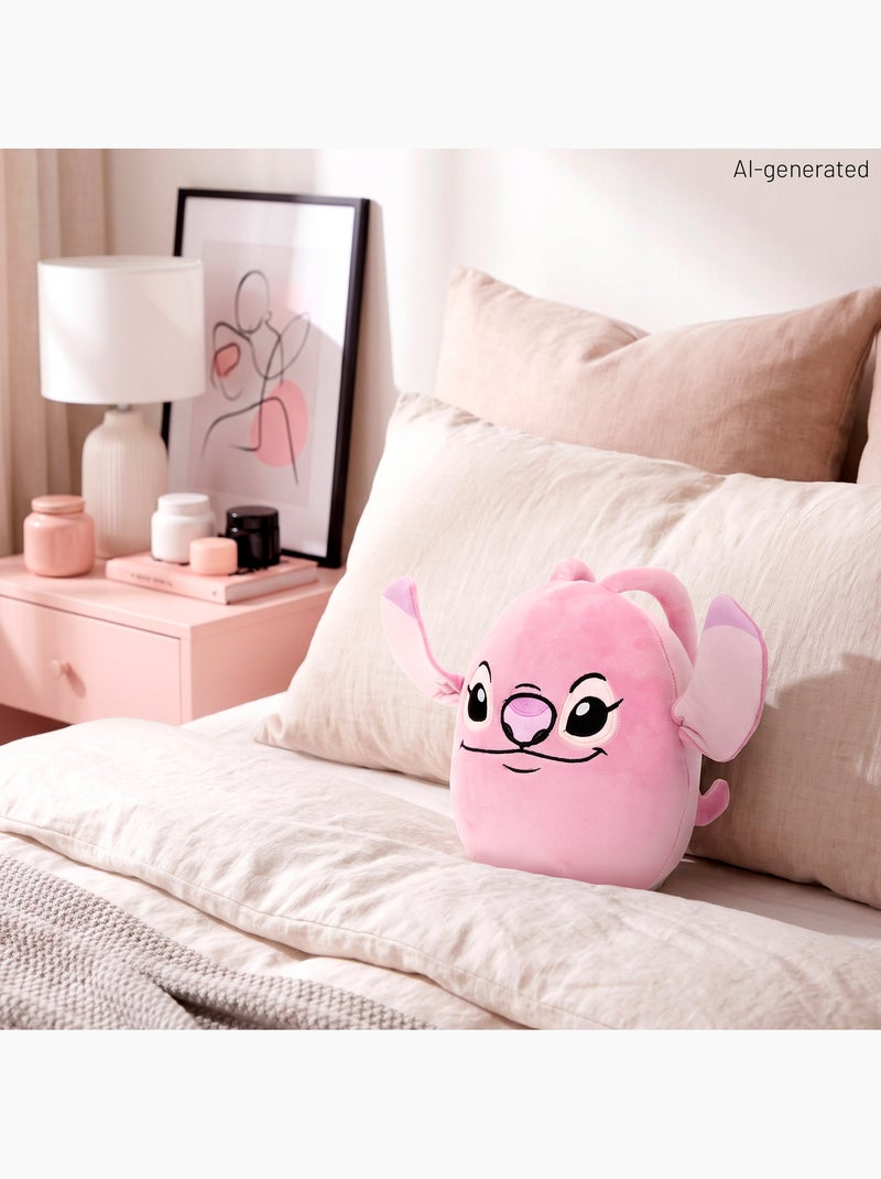 Stitch cuscino di peluche angel, 22 cm, adatto a bambini dai 3 anni in su Rosa - Kiabi