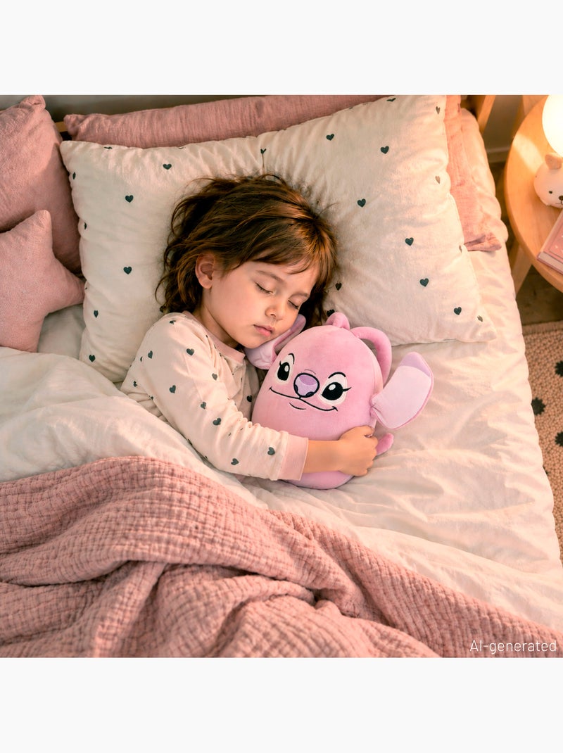 Stitch cuscino di peluche angel, 22 cm, adatto a bambini dai 3 anni in su Rosa - Kiabi