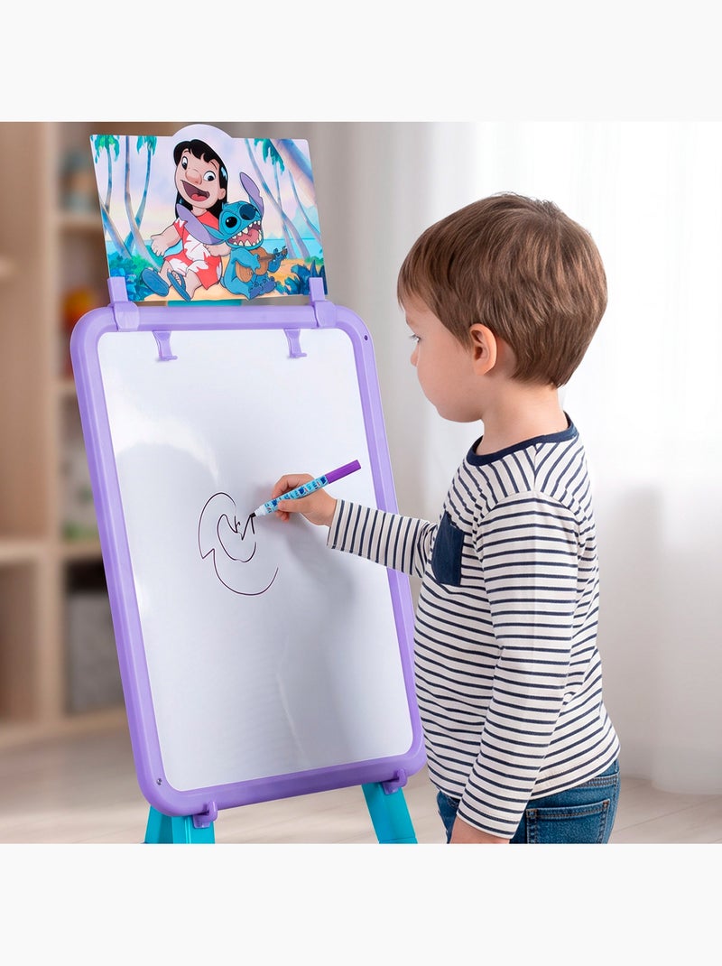 Stitch lavagna 2 in 1 a doppia faccia con cavalletto +3 anni N/D - Kiabi