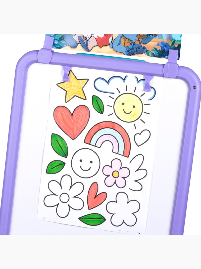 Stitch lavagna 2 in 1 a doppia faccia con cavalletto +3 anni N/D - Kiabi