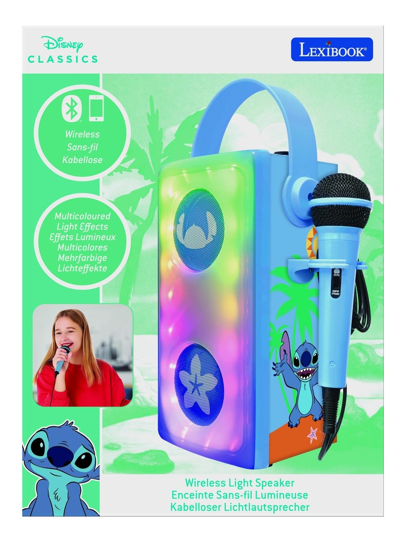 Stitch Luminoso Potente altoparlante Bluetooth® con microfono Blu - Kiabi