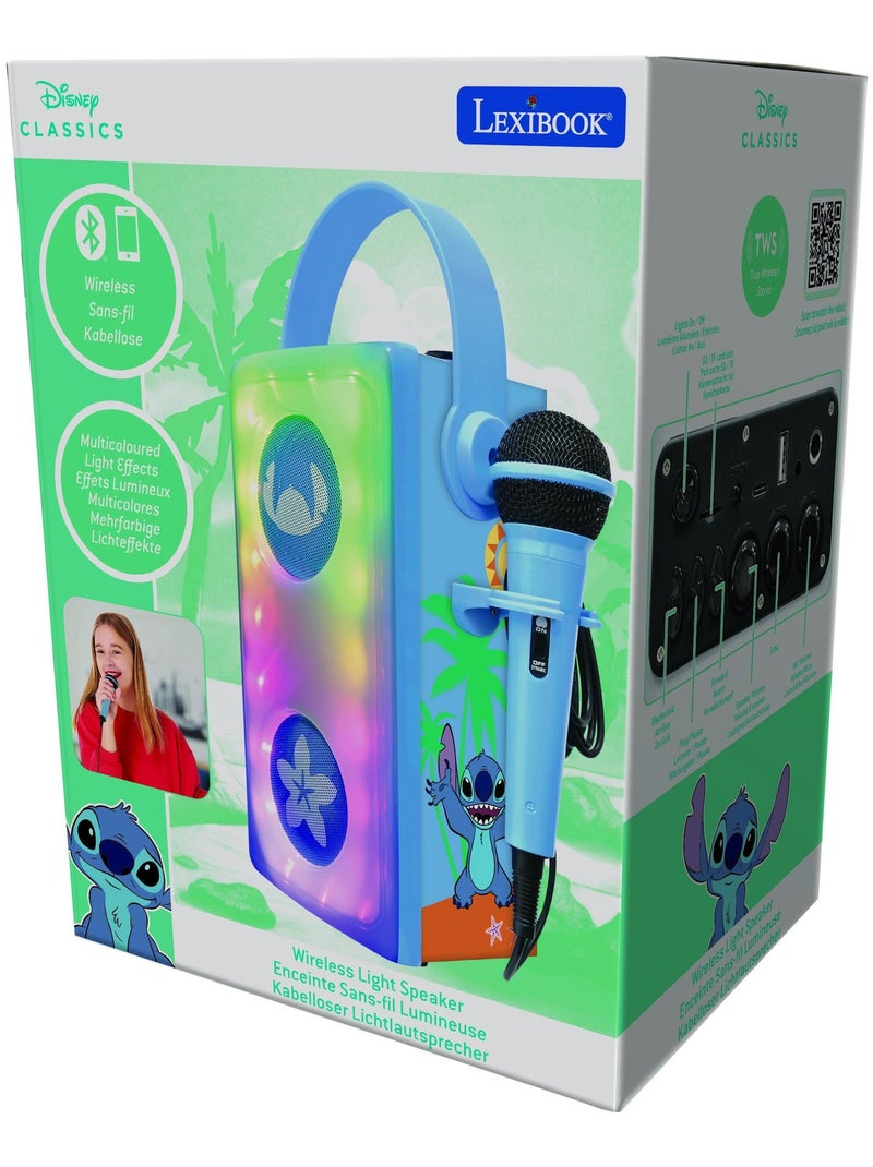 Stitch Luminoso Potente altoparlante Bluetooth® con microfono Blu - Kiabi