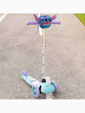 Stitch monopattino a 3 ruote per bambini con tasca anteriore