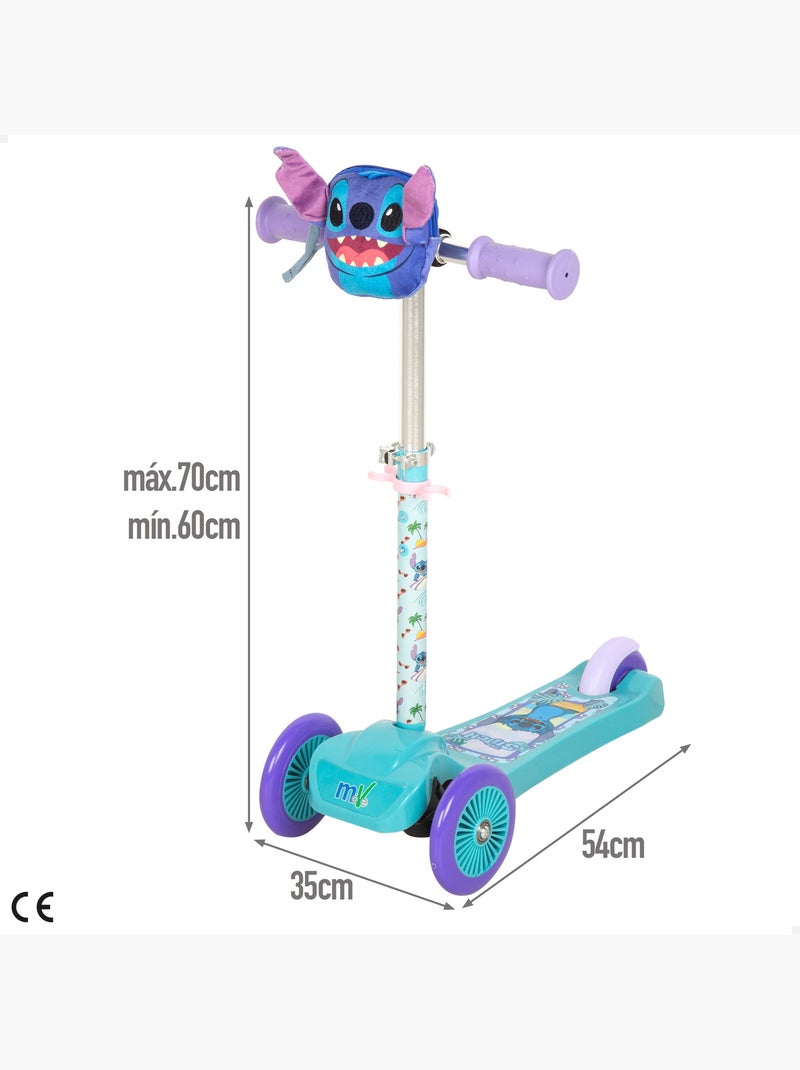 Stitch monopattino a 3 ruote per bambini con tasca anteriore N/D - Kiabi