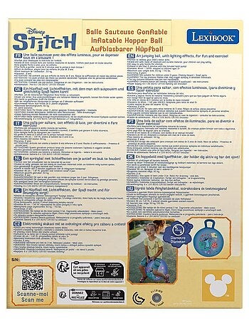 Stitch Palla gonfiabile elettronica 18' / 45cm