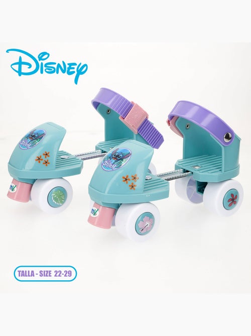 Stitch pattini regolabili a 4 ruote, taglia 22-29, max. 20 kg, 3+ anni - Kiabi Stitch pattini regolabili a 4 ruote, taglia 22-29, max. 20 kg, 3+ anni - Kiabi