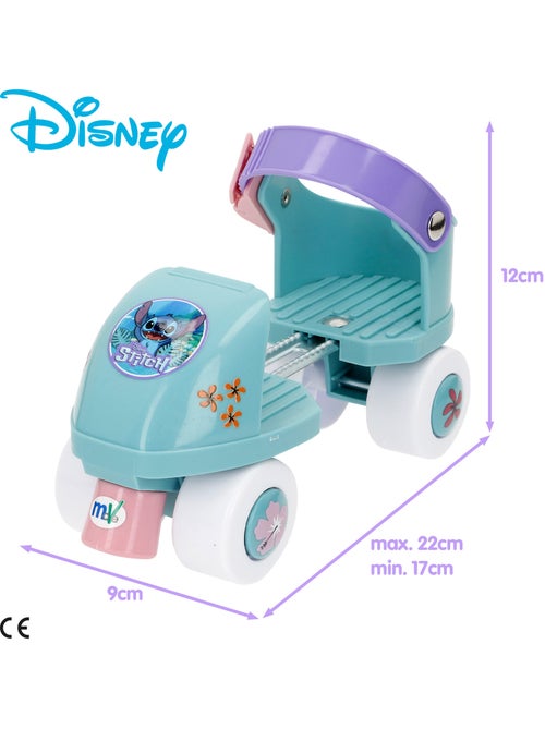 Stitch pattini regolabili a 4 ruote, taglia 22-29, max. 20 kg, 3+ anni - Kiabi Stitch pattini regolabili a 4 ruote, taglia 22-29, max. 20 kg, 3+ anni - Kiabi