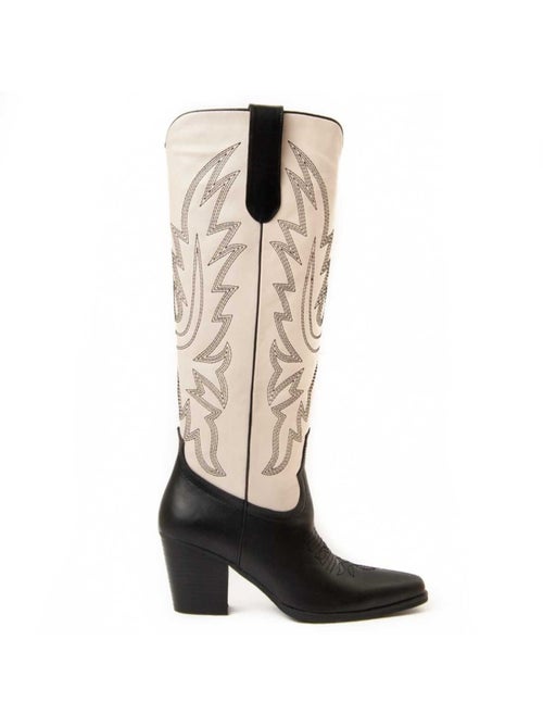 Stivale Con Tacco Materiale Sintetico E Tessile Montevita - Kiabi