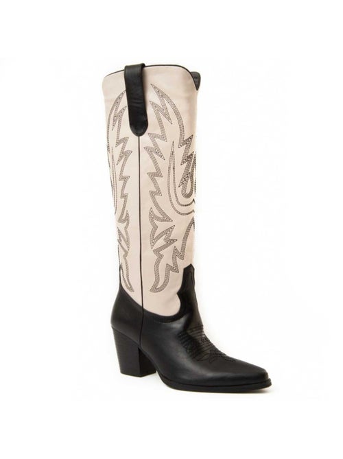 Stivale Con Tacco Materiale Sintetico E Tessile Montevita - Kiabi