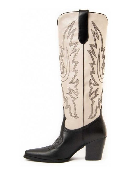 Stivale Con Tacco Materiale Sintetico E Tessile Montevita - Kiabi