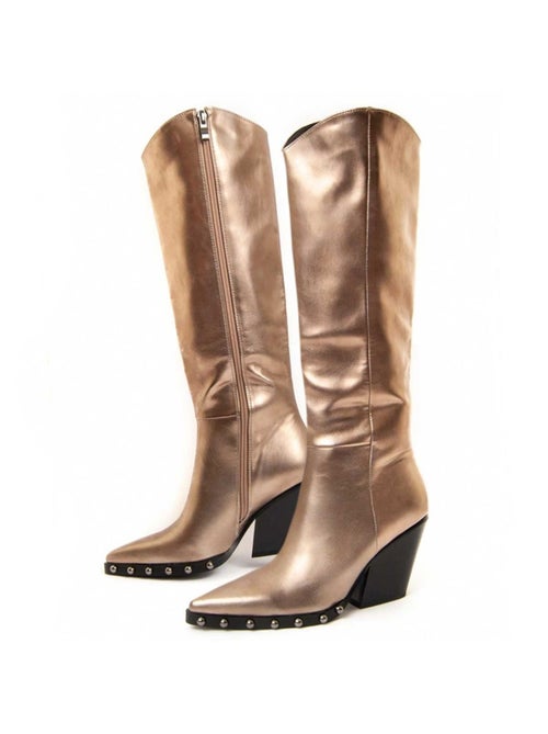 Stivale Con Tacco Materiale Sintetico E Tessile Montevita - Kiabi