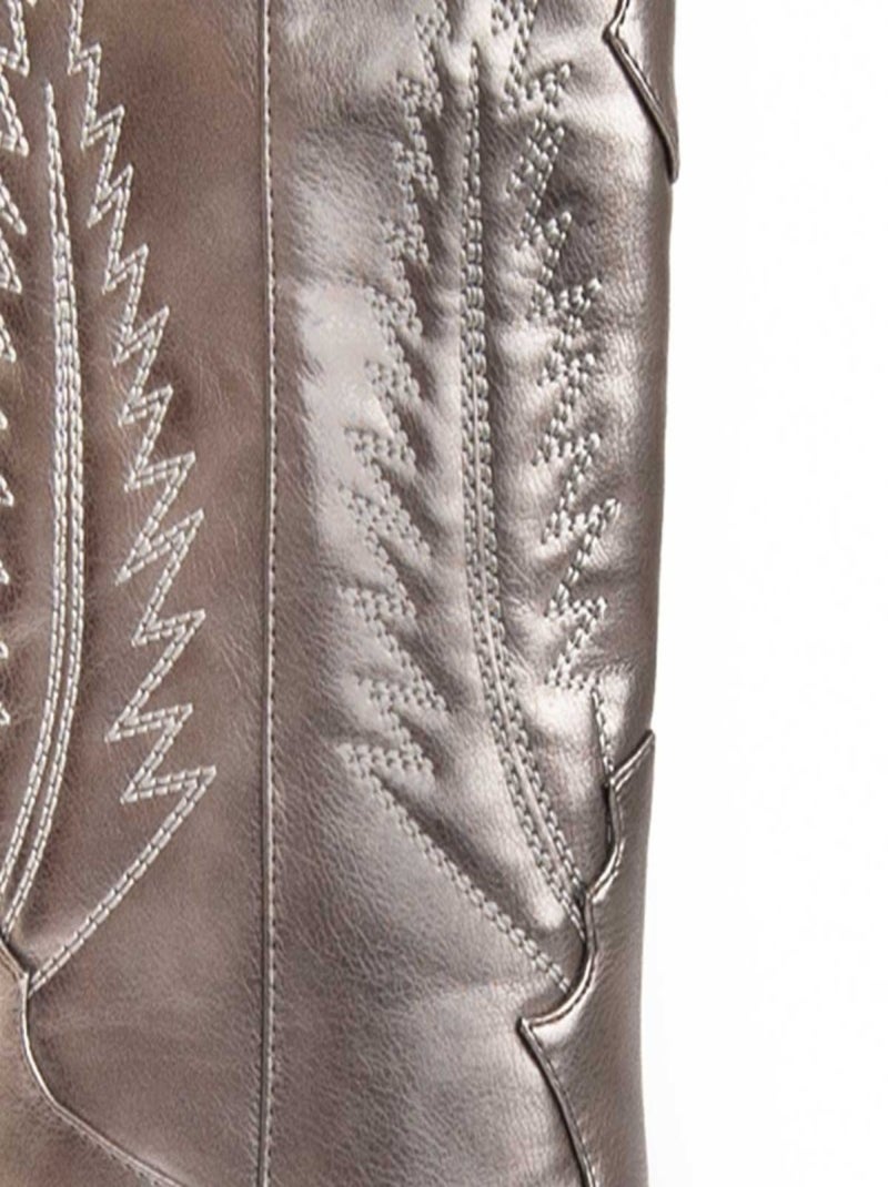 Stivale Con Tacco Materiale Sintetico E Tessile Montevita Grigio - Kiabi