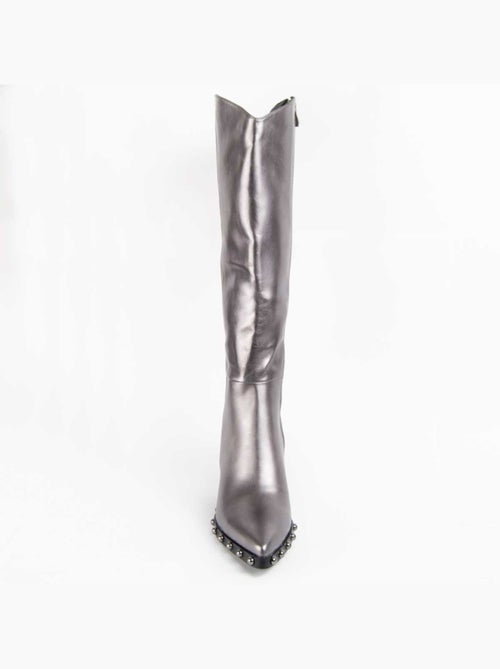 Stivale Con Tacco Materiale Sintetico E Tessile Montevita - Kiabi