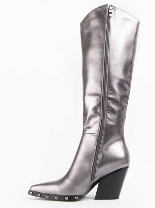 Stivale Con Tacco Materiale Sintetico E Tessile Montevita - Kiabi