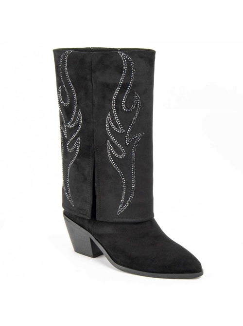 Stivale Con Tacco Materiale Sintetico E Tessile Montevita - Kiabi