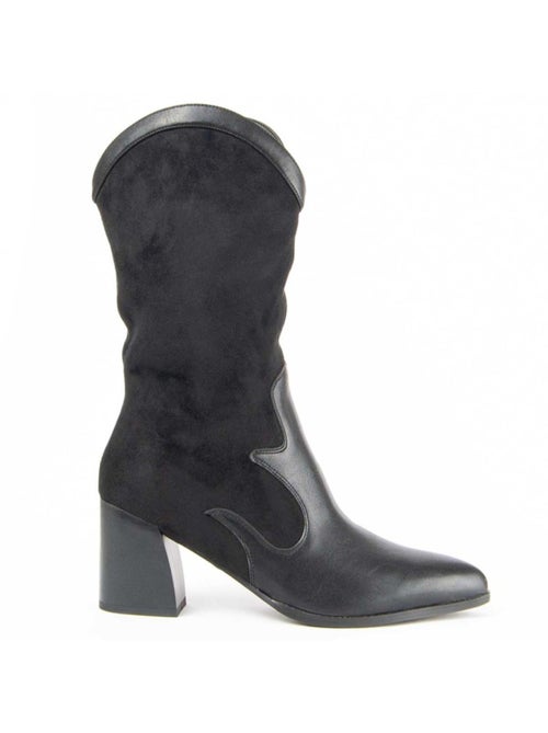 Stivale Con Tacco Materiale Sintetico E Tessile Montevita - Kiabi