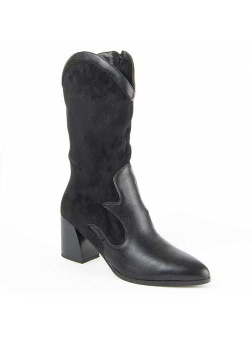 Stivale Con Tacco Materiale Sintetico E Tessile Montevita - Kiabi