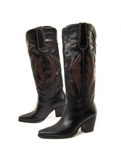 Stivale Con Tacco Materiale Sintetico E Tessile Montevita - Kiabi