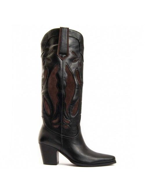 Stivale Con Tacco Materiale Sintetico E Tessile Montevita - Kiabi